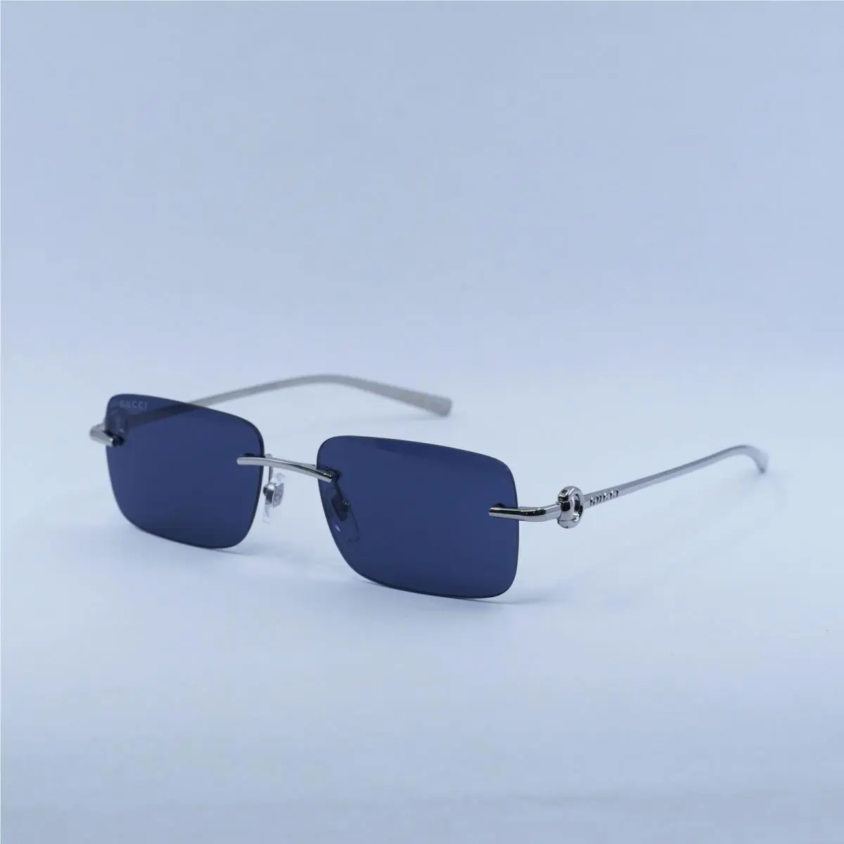 Gucci GG1703S 003 Silver/blue 55-17-140 Sunglasses