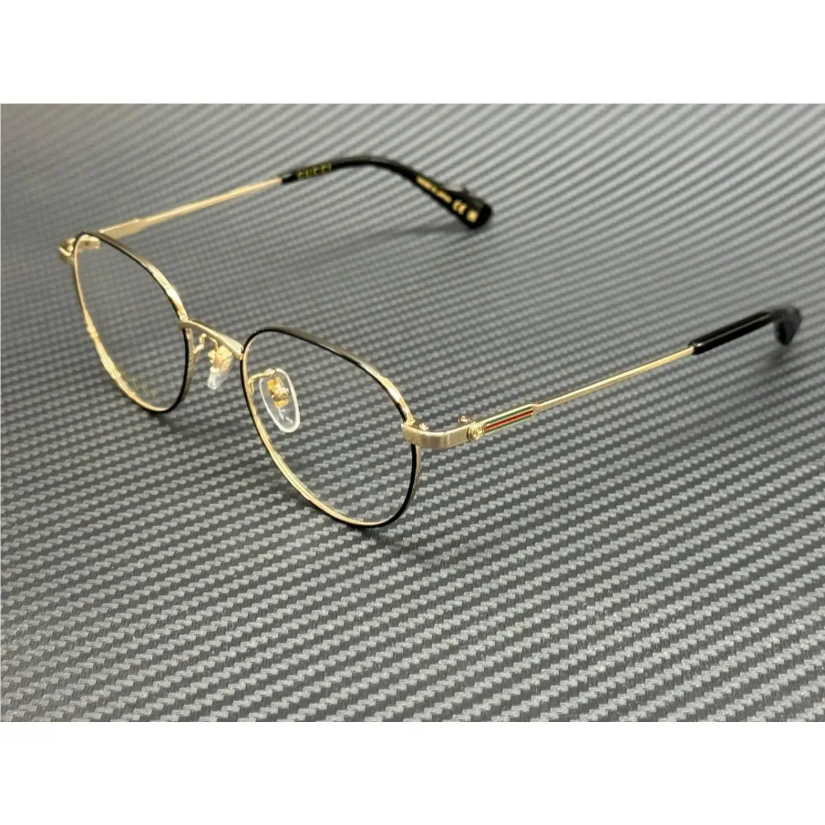 GG1747OA 001 Gold Unisex 51 mm Eyeglasses by Gucci