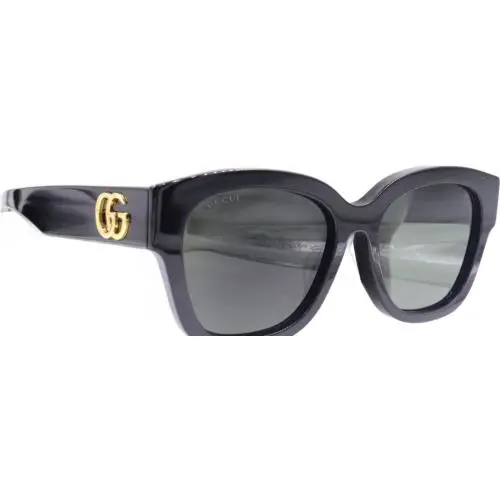 Oversized Square Back Gray Women Sunglasses GG1550SK-001 54 by Gucci