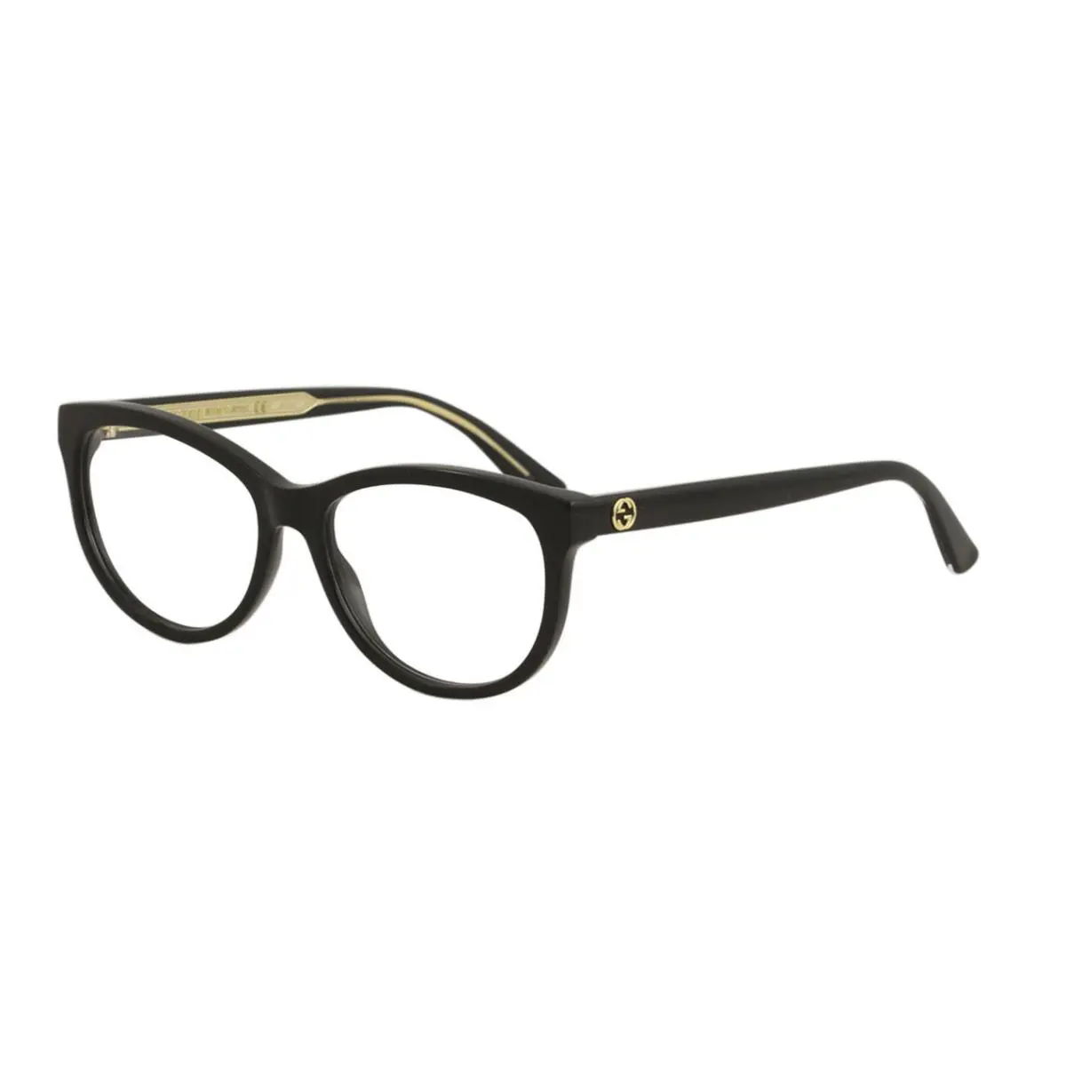 Gucci Women`s Eyeglasses GG0310O GG/0310/O 001 Black Full Rim Optical Frame 53mm