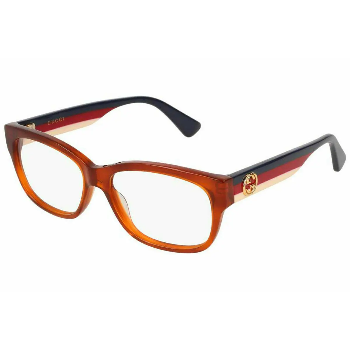 Gucci Eyeglasses GG0278O 003 Havana Brown Women`s Optical Frame - Brown, Frame: Brown