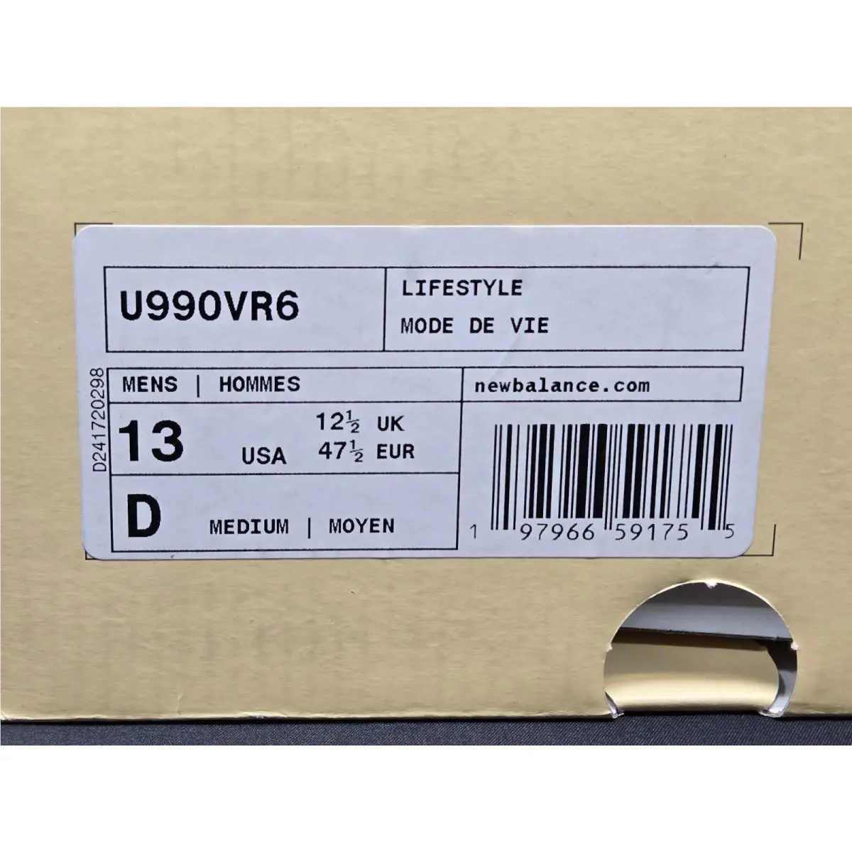 New Balance shoes - New Balance 990v6 - U990VR6 - Pink, Manufacturer: Vintage Rose/Sea Salt 9