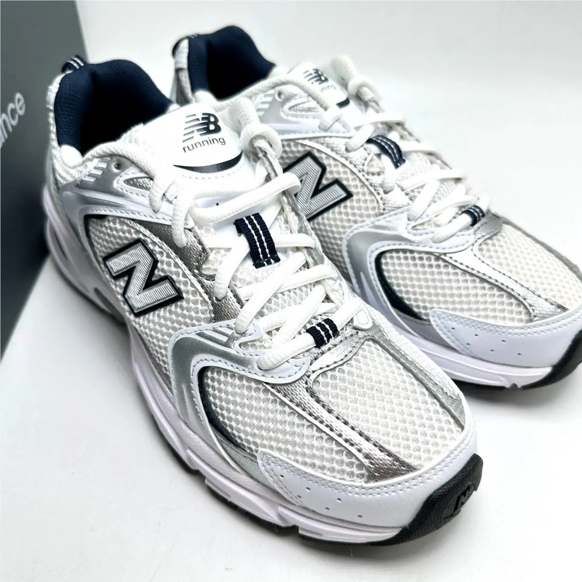 New Balance shoes - New Balance 530 White Silver - MR530SG - White/Silver/Navy 9