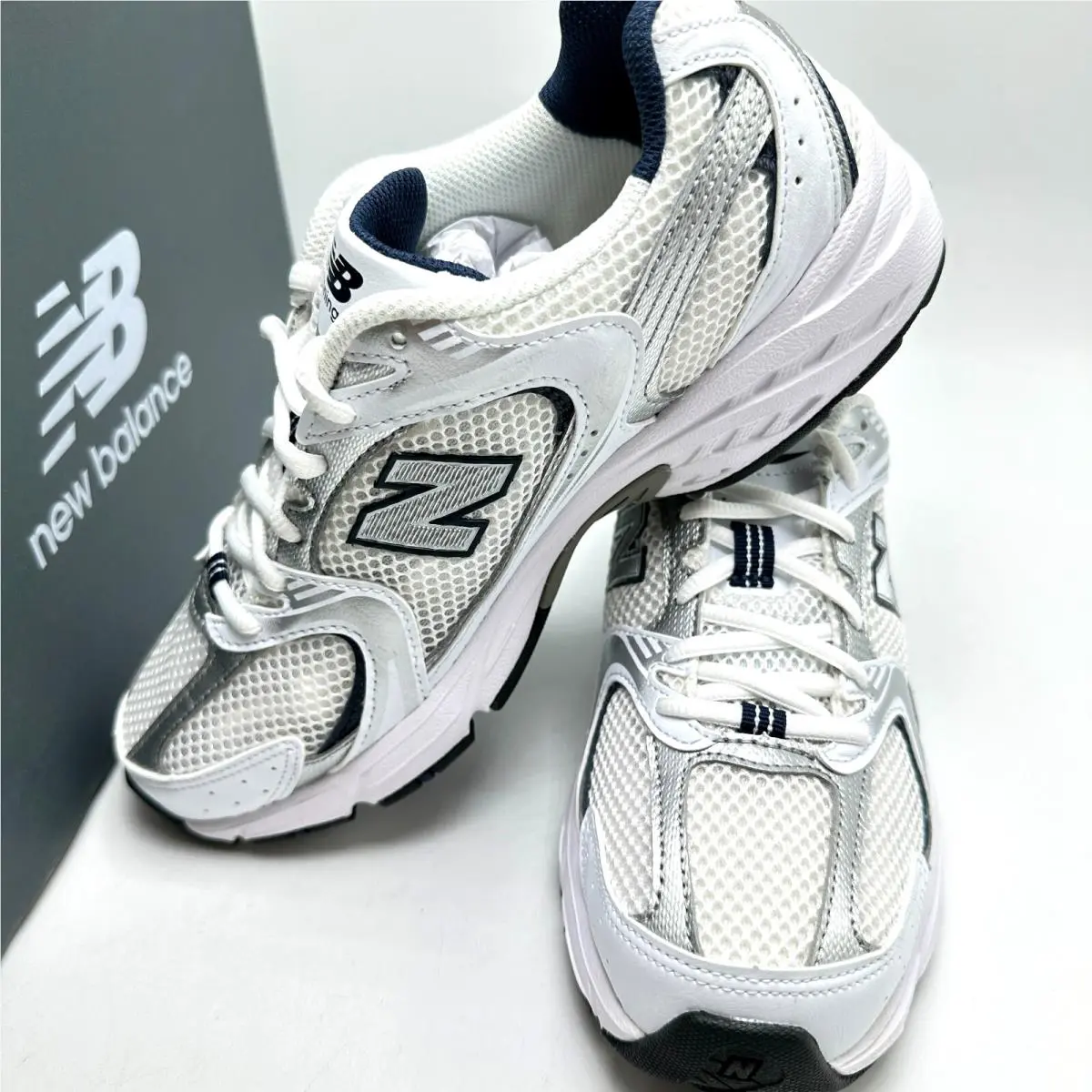 New Balance shoes - New Balance 530 - MR530SG - White/Silver/Navy 11