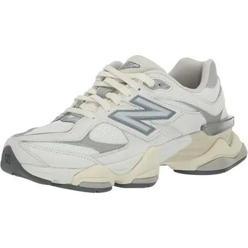 New Balance 9060 Sea Salt with Concrete and Silver Metallic Unisex Sneakers
