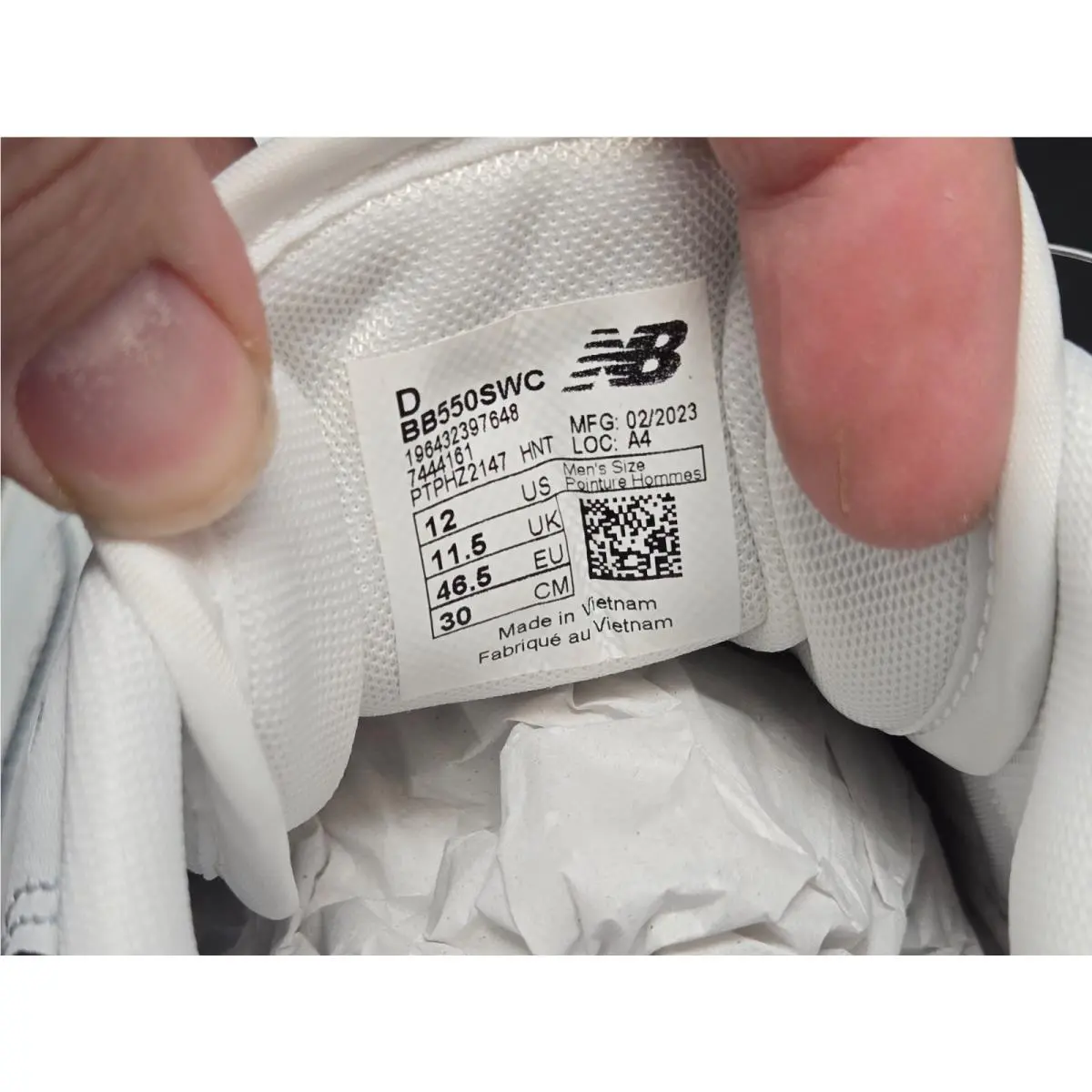 New Balance shoes - New Balance 550 - BB550SWC - White, Manufacturer: White/Cobalt Blue 16