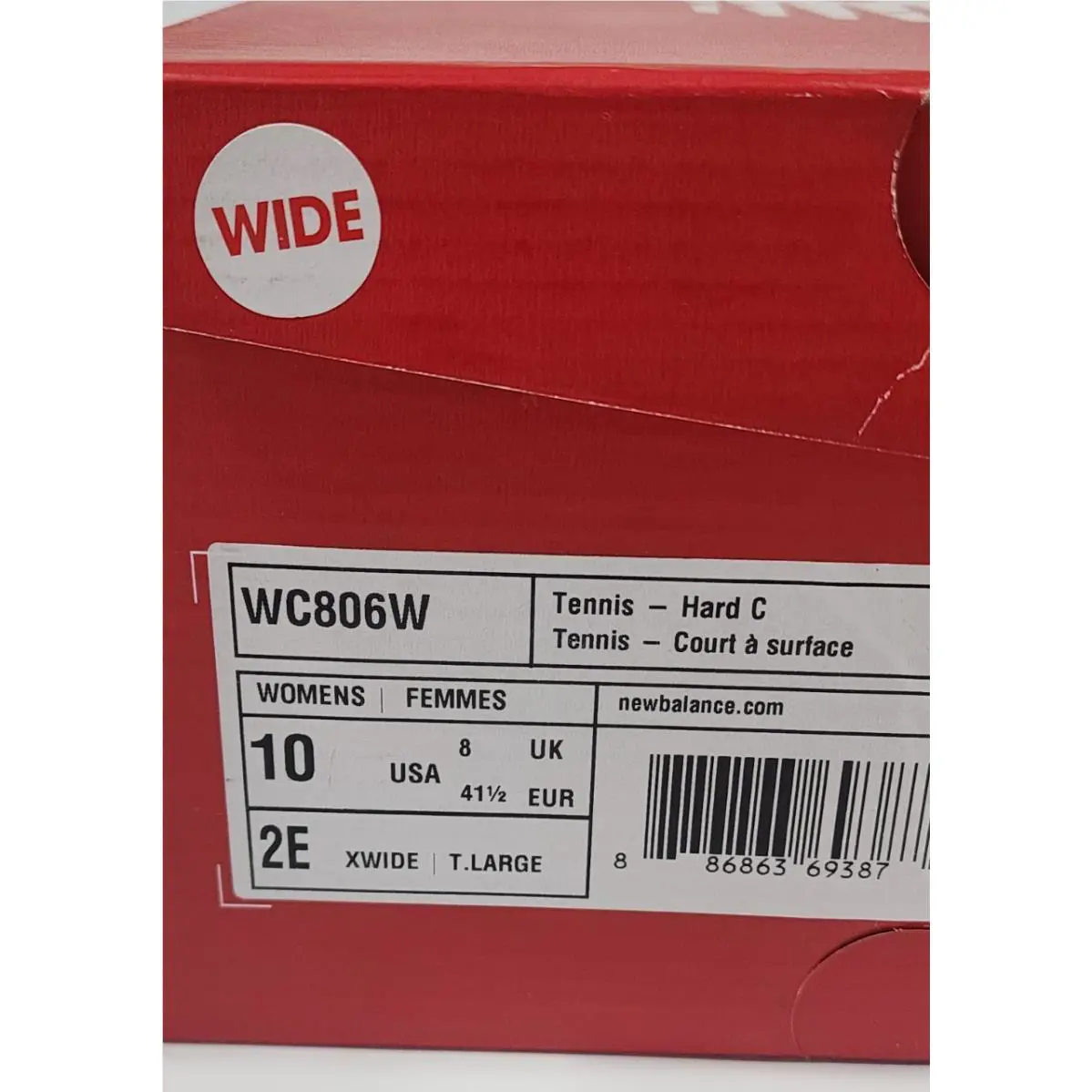 New Balance shoes - Tennis Hard Court - Tennis Hard Court - WC806W - White 7