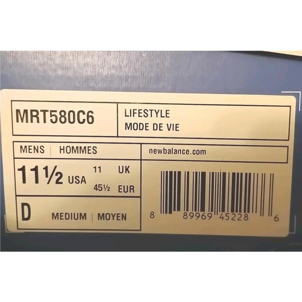 New Balance shoes - New Balance 580 - MRT580C6 - Blue 13