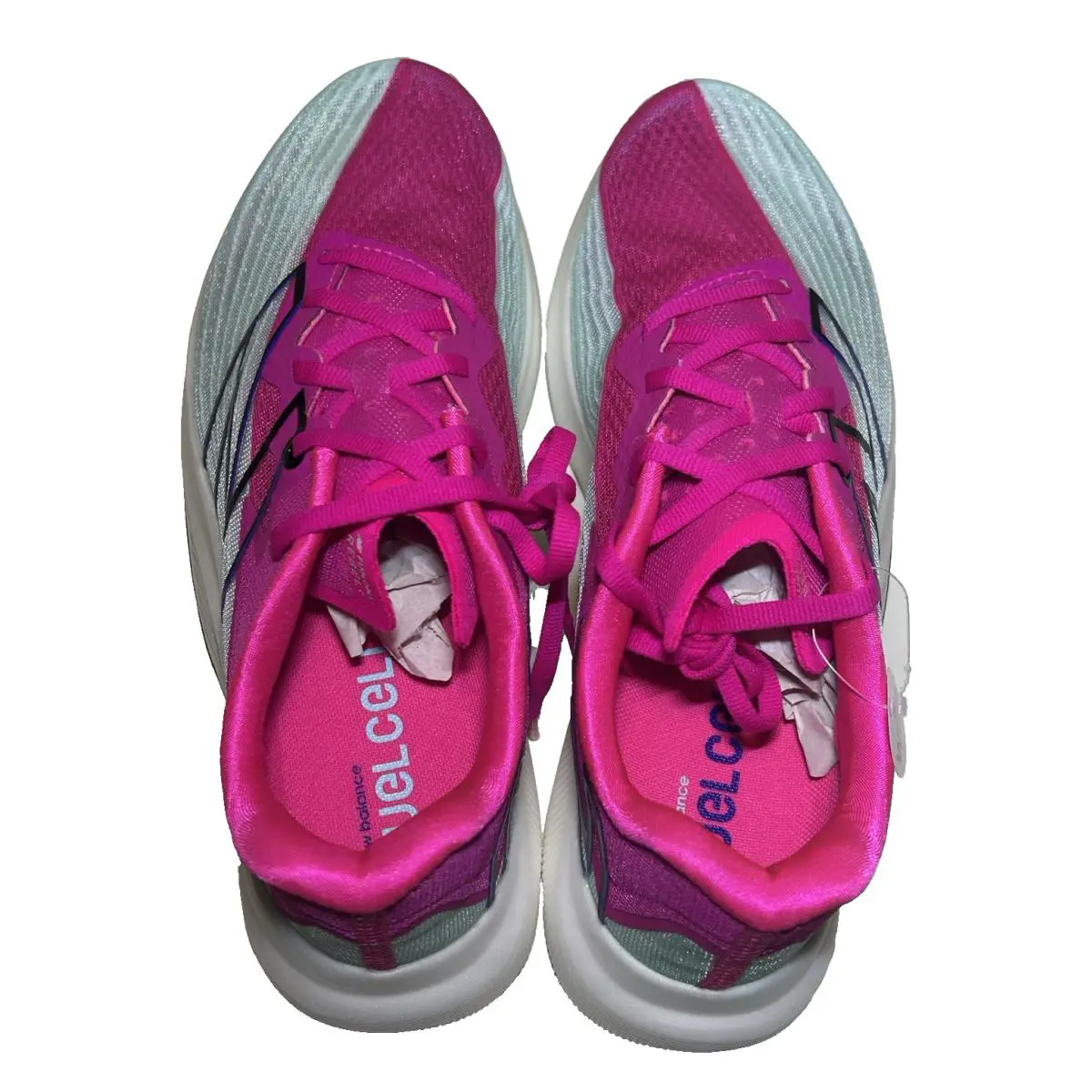 New Balance shoes - New Balance FuelCell Rebel - FuelCell Rebel - WFCXCP2 - Pale Blue Chill/Pink Glo (UPC: 195481382117) 8