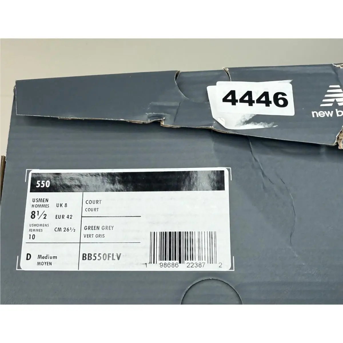 New Balance shoes - BB550FLV - BB550FLV - Green 6