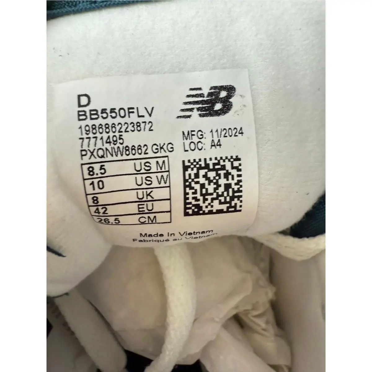 New Balance shoes - BB550FLV - BB550FLV - Green 2