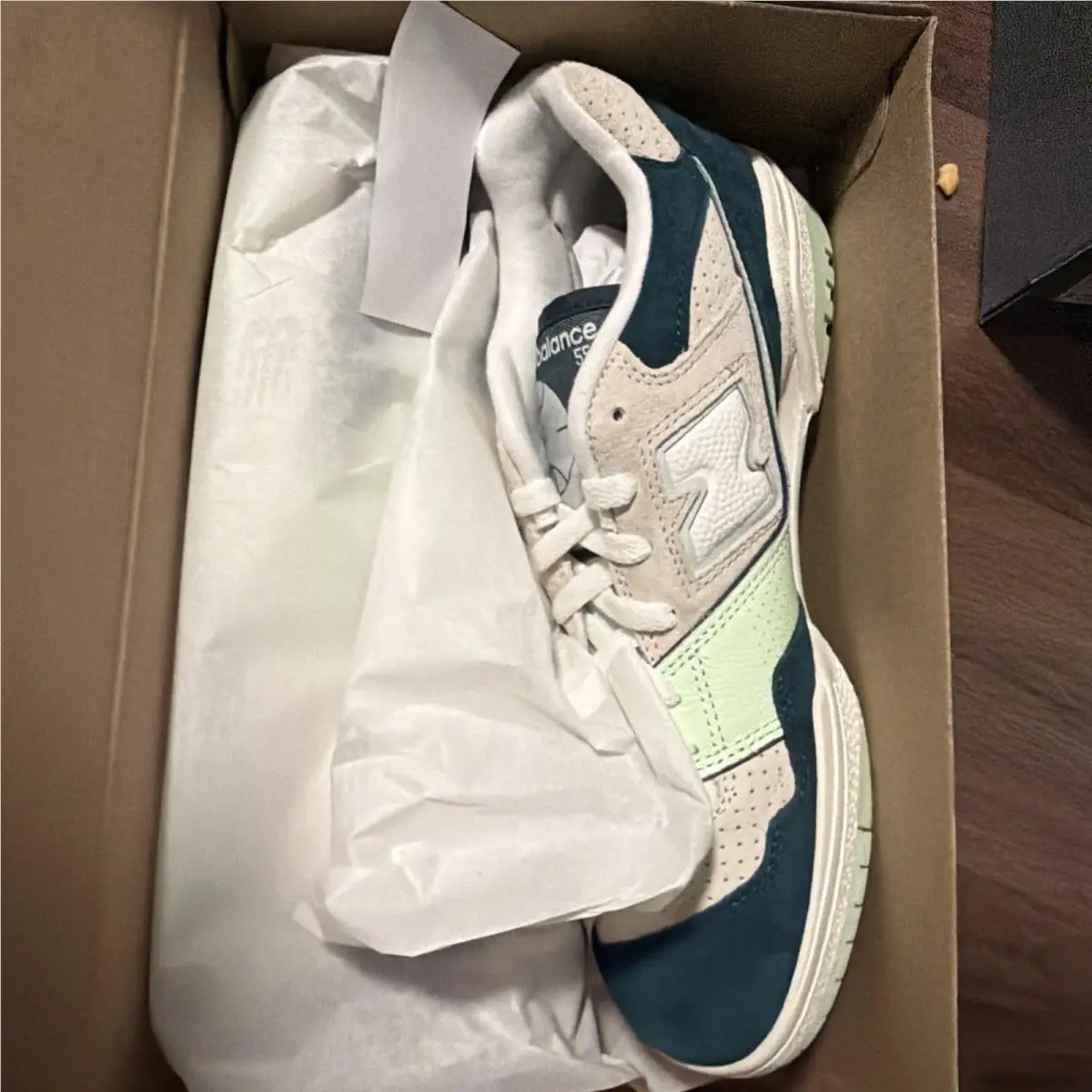New Balance NB 550 BB550FLV Saturated Suede Pack Melon Water Sz 9.5. W 11