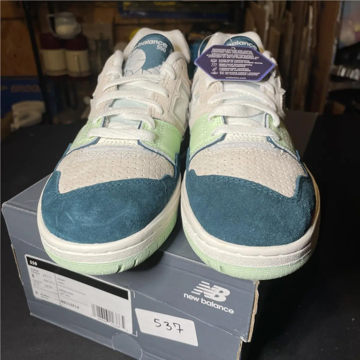 New Balance shoes - 550 - BB550FLV - Clay Ash/Melon Water 0