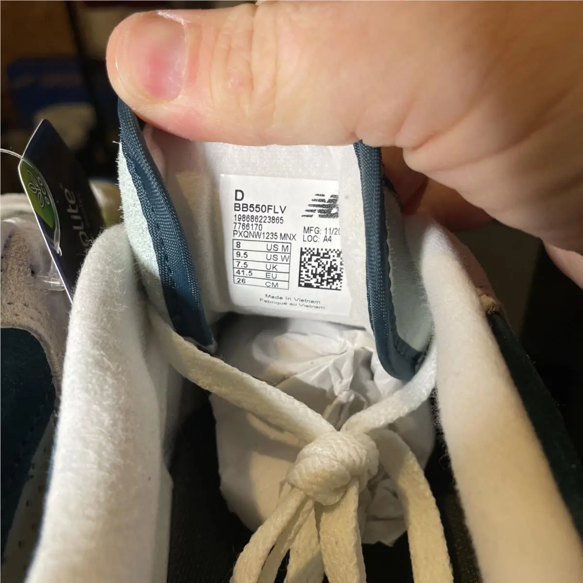 New Balance shoes - 550 - BB550FLV - Clay Ash/Melon Water 5