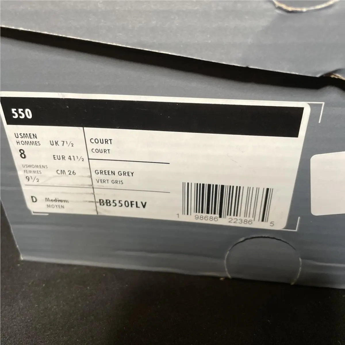 New Balance shoes - 550 - BB550FLV - Clay Ash/Melon Water 7