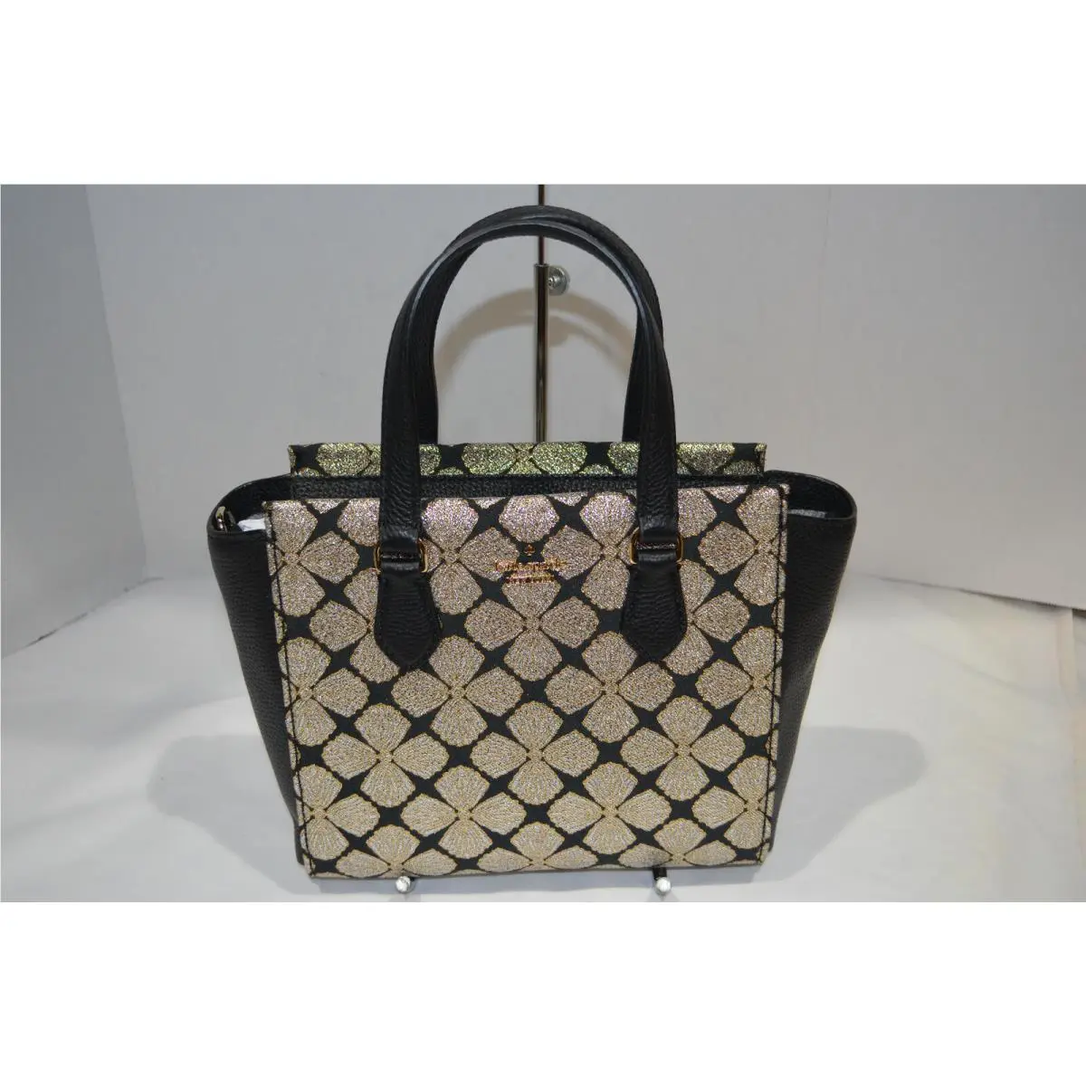 Kate Spade New York Small Hayden Jackson Street Tote Black Gold