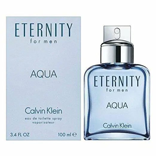 Calvin Klein Eternity Aqua Cologne For Men 3.4 Fl.oz Eau De Toilette Spray