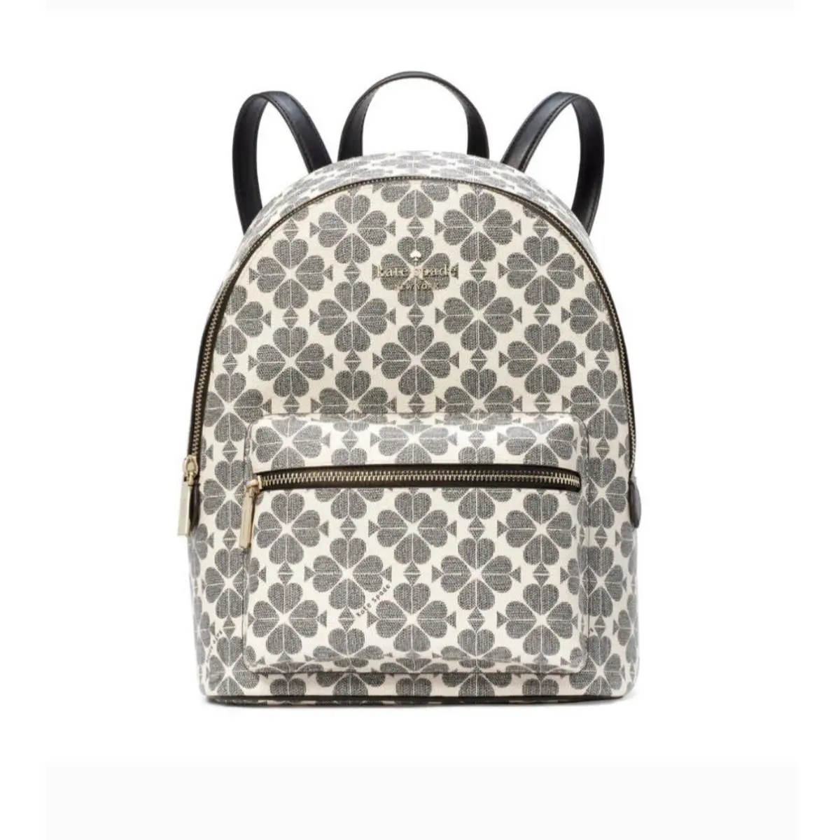 New Kate Spade Signature Spade Flower Backpack Black Multi