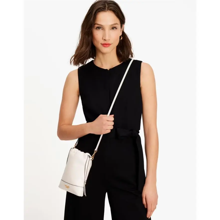 Kate Spade Eva Leather Bucket Phone Crossbody - Parchment - Packaging