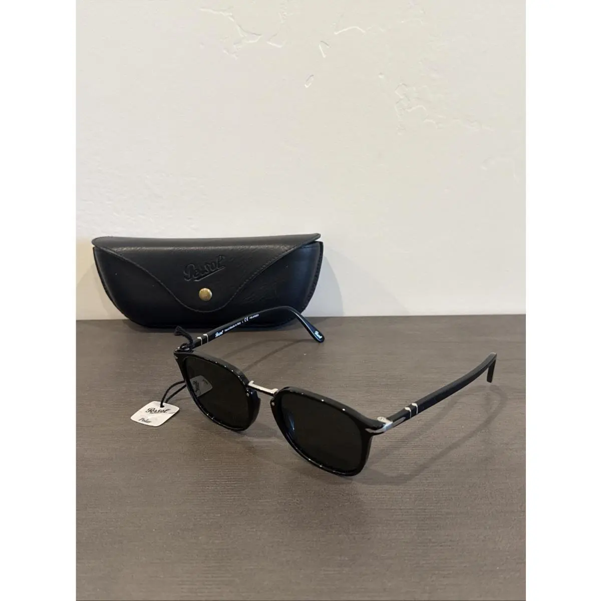 Persol 3186S 95 58 Black Men`s 51 mm Polarized Sunglasses