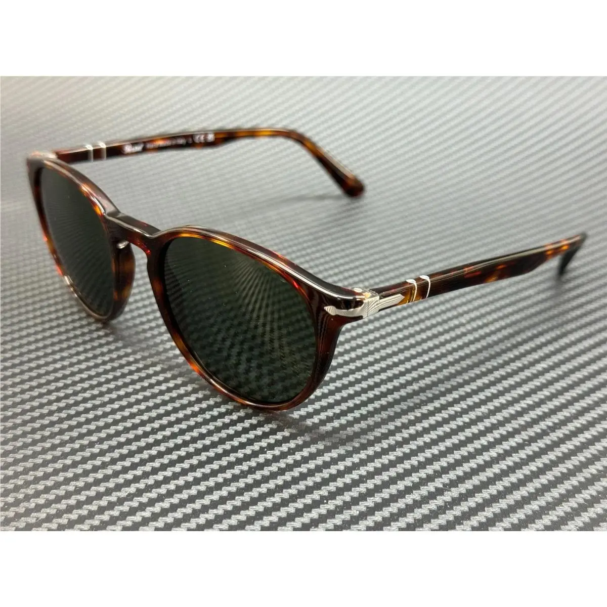 PO3152S 901531 Havana Round Men`s 52 mm Sunglasses by Persol