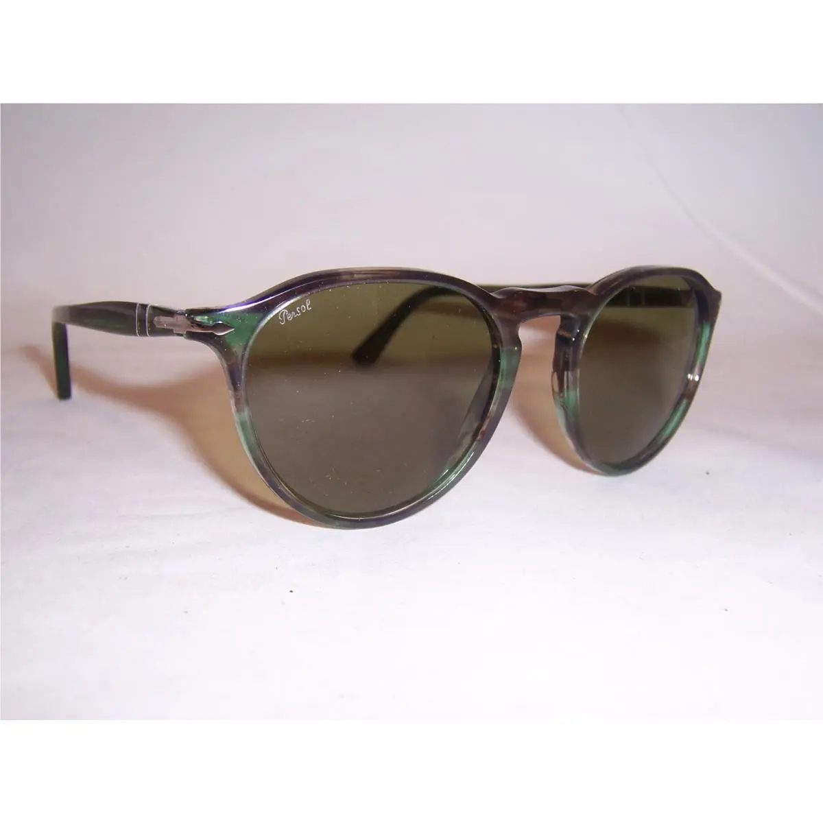 Persol Sunglasses PO 3286/S 11564E Striped Green/green 51mm