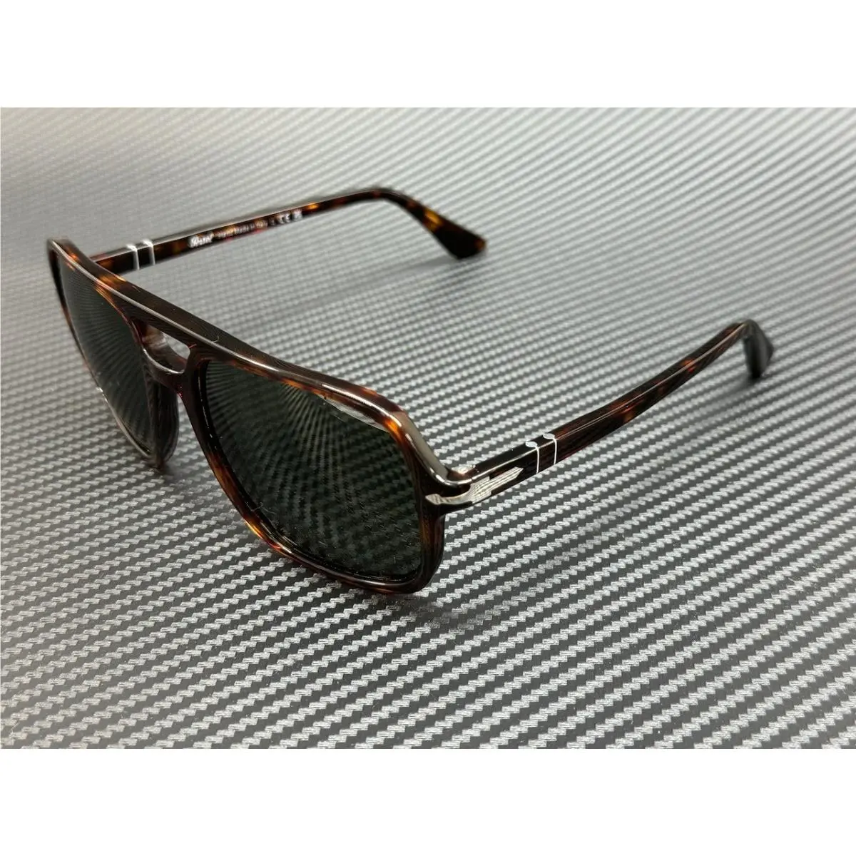 PO3328S 24 31 Brown Havana Green Men`s 58 mm Sunglasses by Persol