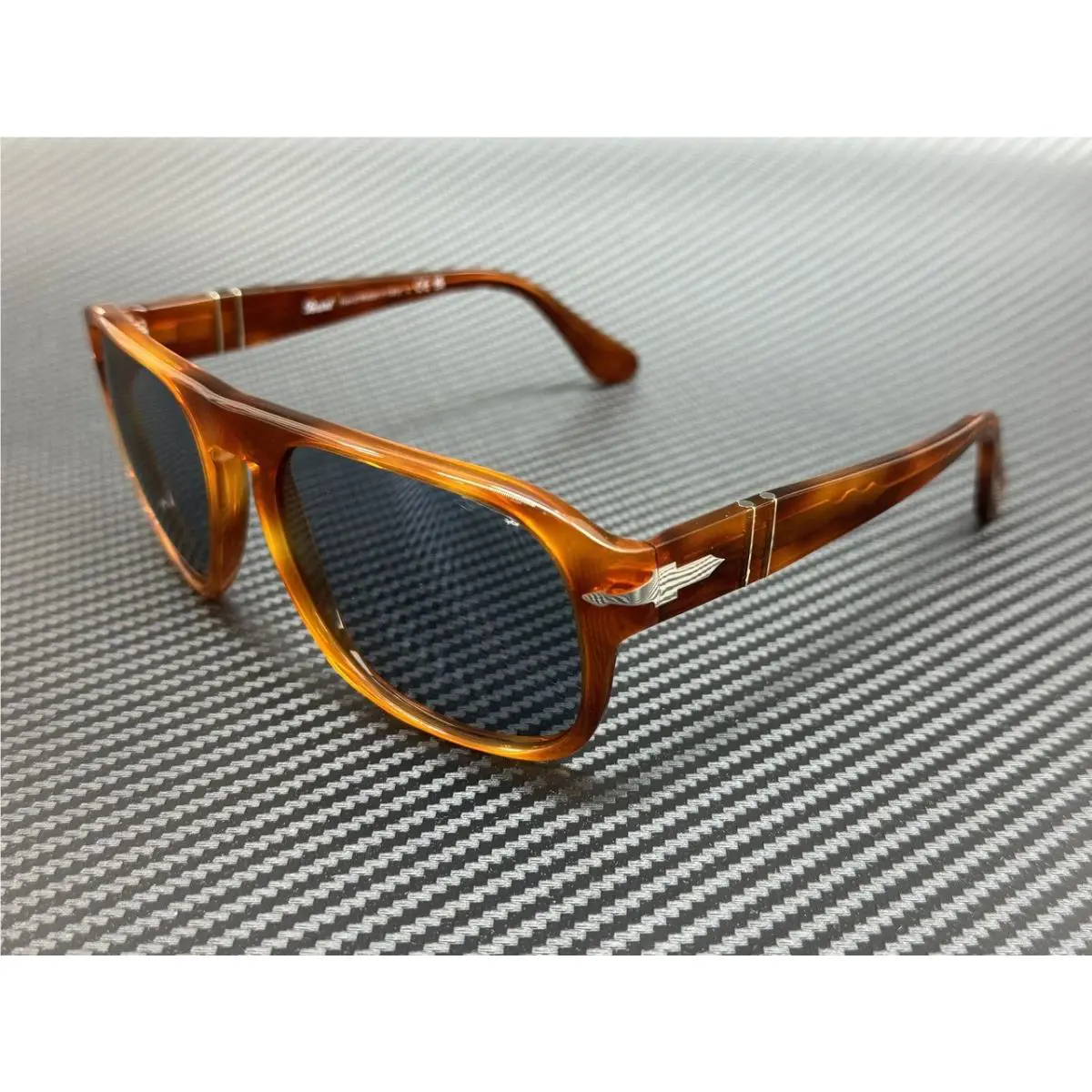 Persol PO3310S 96 56 Terra Di Siena Blue Unisex 57 mm Sunglasses