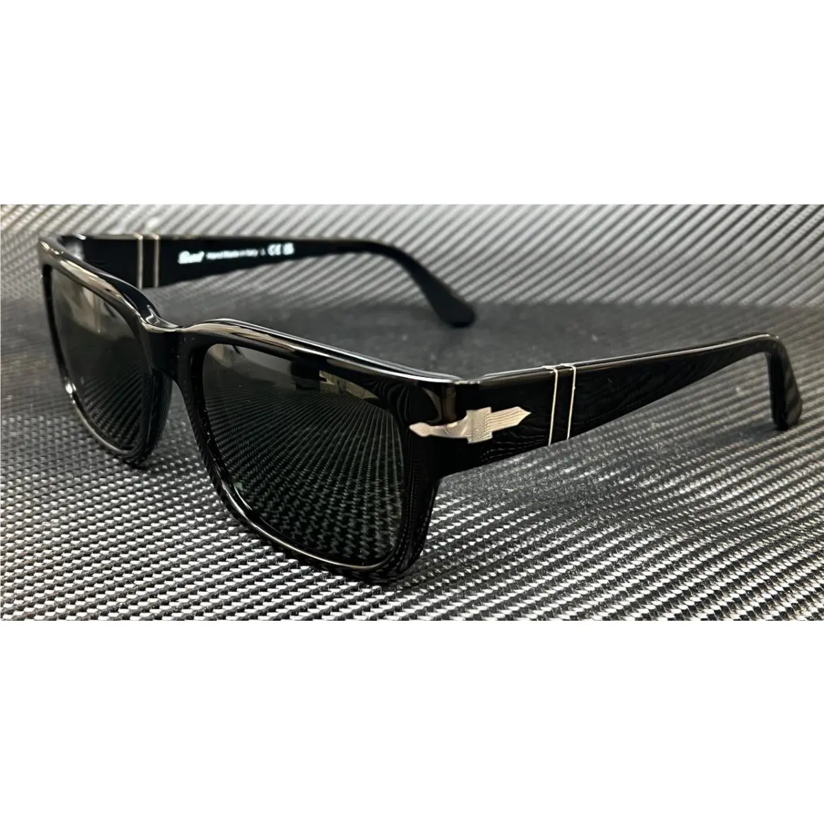 PO3315S 95 31 Black Green Unisex 58 mm Sunglasses by Persol