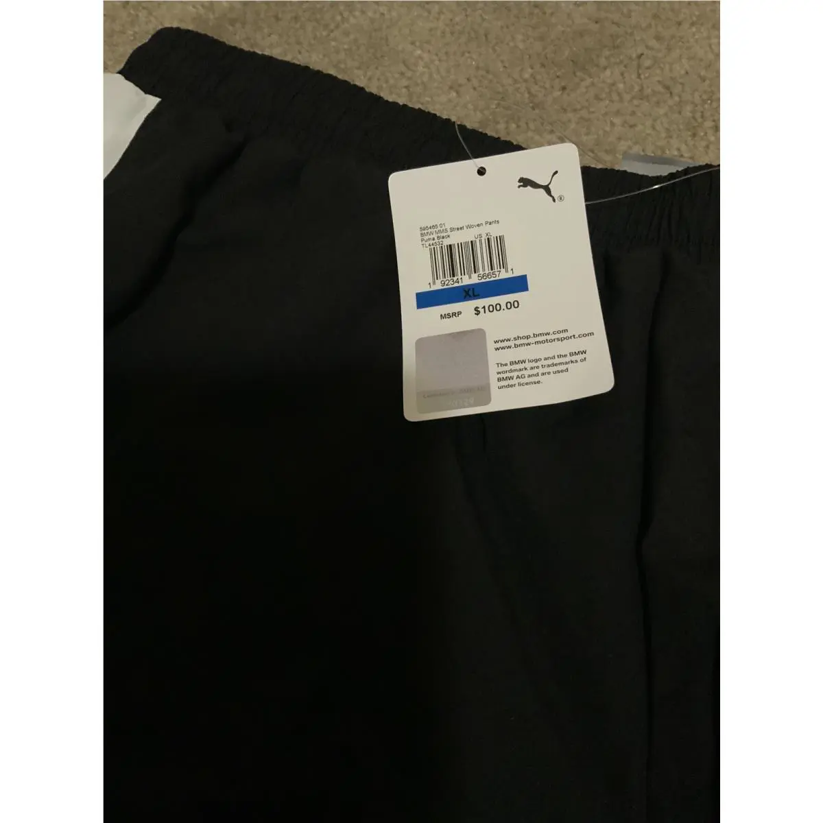 Puma clothing - Black (UPC: 0192341566571) 1