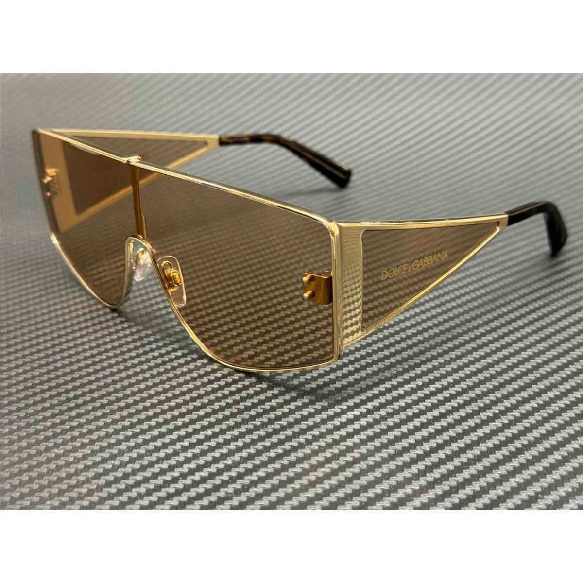 Dolce Gabbana DG2305 13655A Light Gold Men`s 70 mm Sunglasses