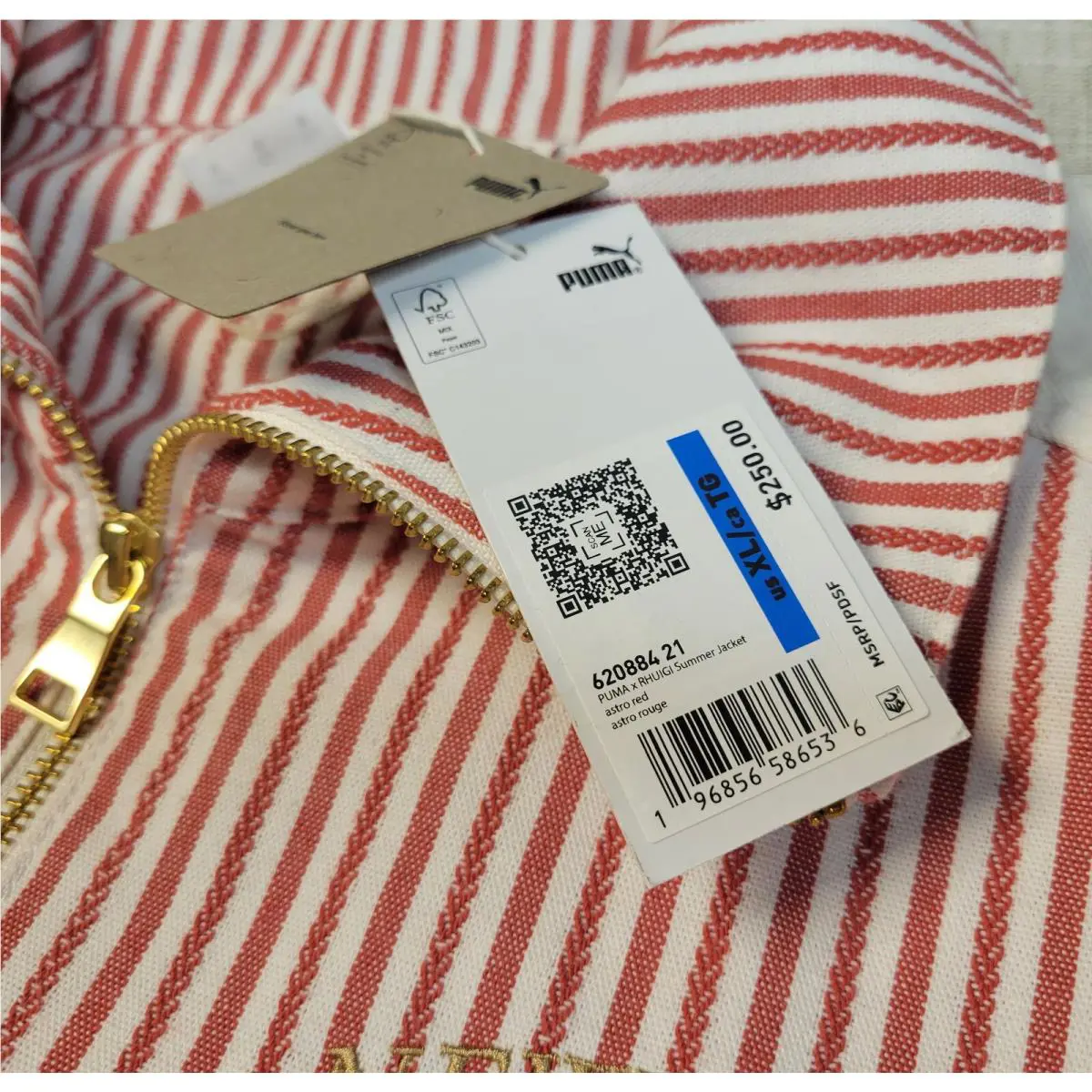 Puma clothing - Puma X Rhuigi Summer Jacket - 620884 21 - Red White Blue Gold 8