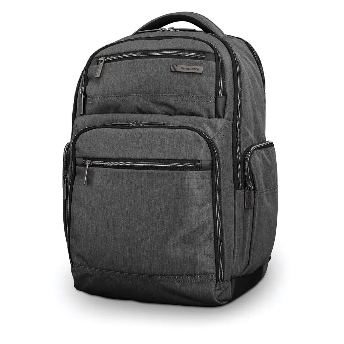 Samsonite Modern Utility Double Shot Laptop Backpack Charcoal Heather