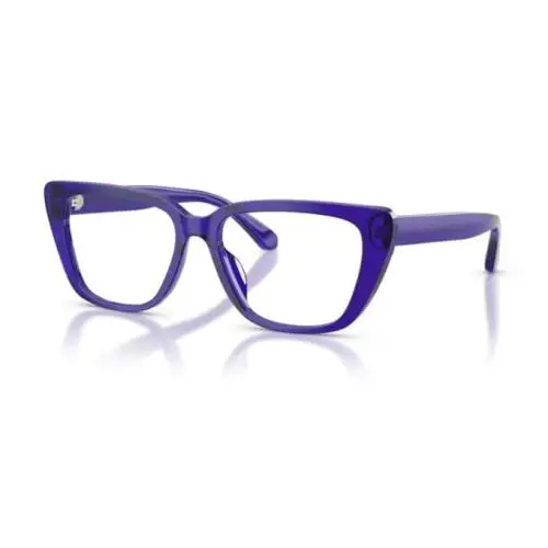 Emporio Armani EA3256U 6253 Eyeglasses Women`s Transparent Purple Full Rim 52mm