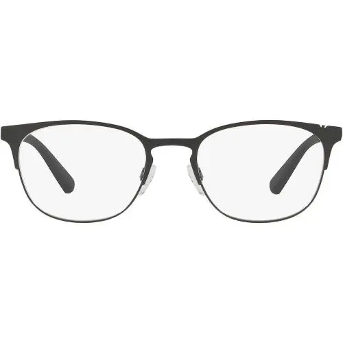 Men`s EA1059 Oval Sunglasses Matte Black/demo Lens 53 mm by Emporio Armani