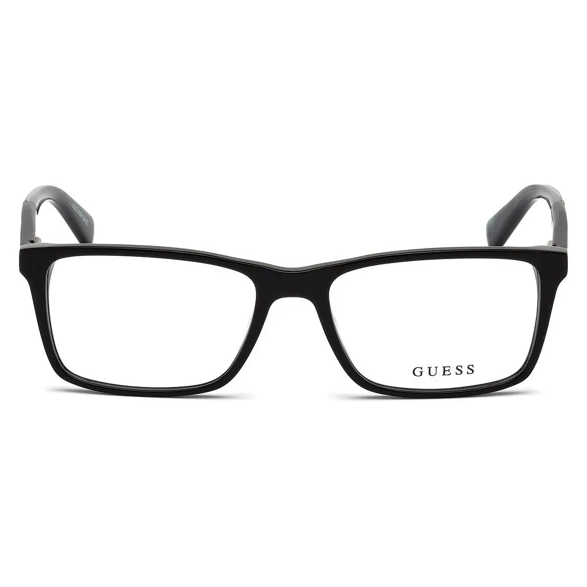 Guess GU1954 Eyeglasses Men Shiny Black Rectangle 55mm