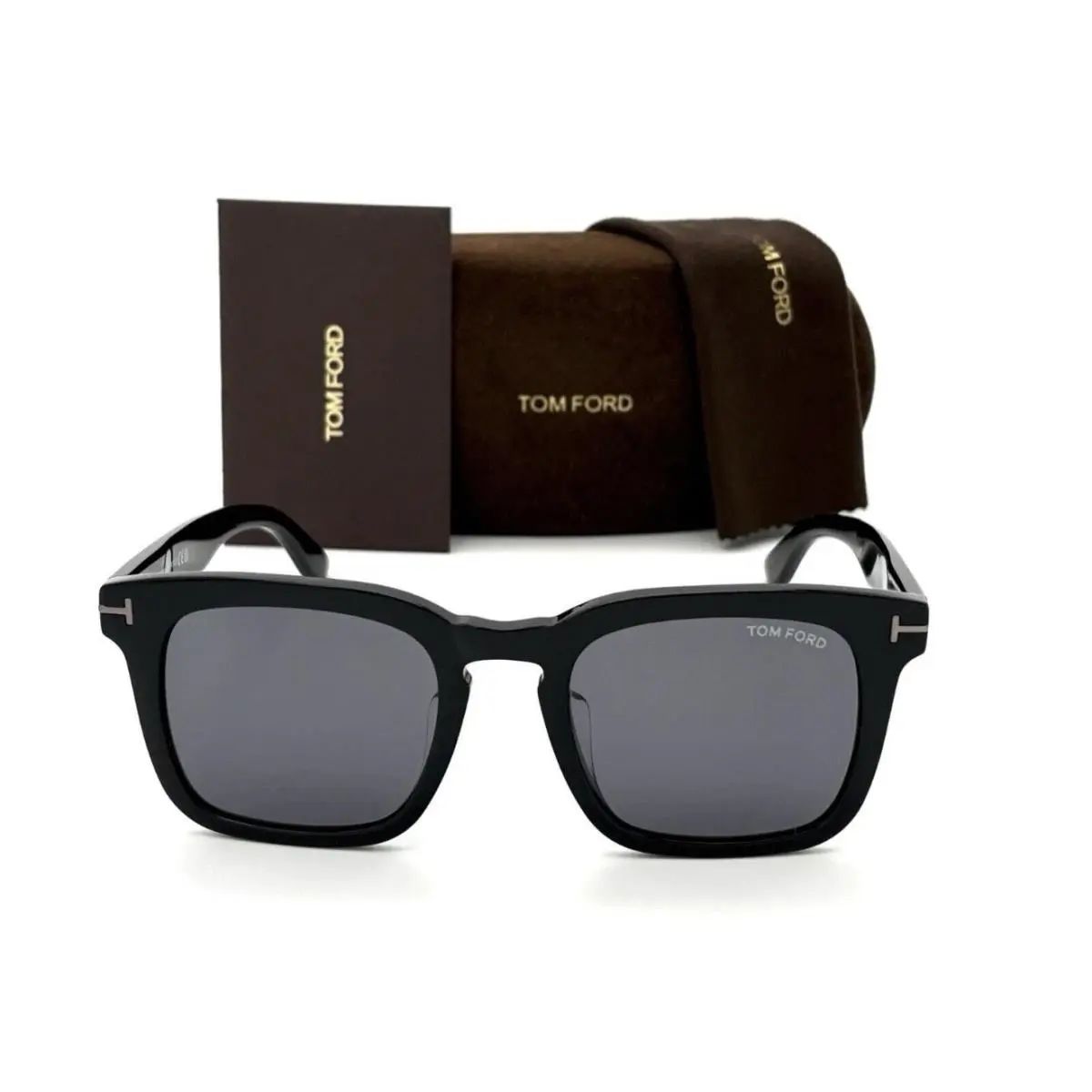 Tom Ford Dax Smoke Square Men`s Sunglasses FT0751-N 01A 50 FT0751-N 01A 50