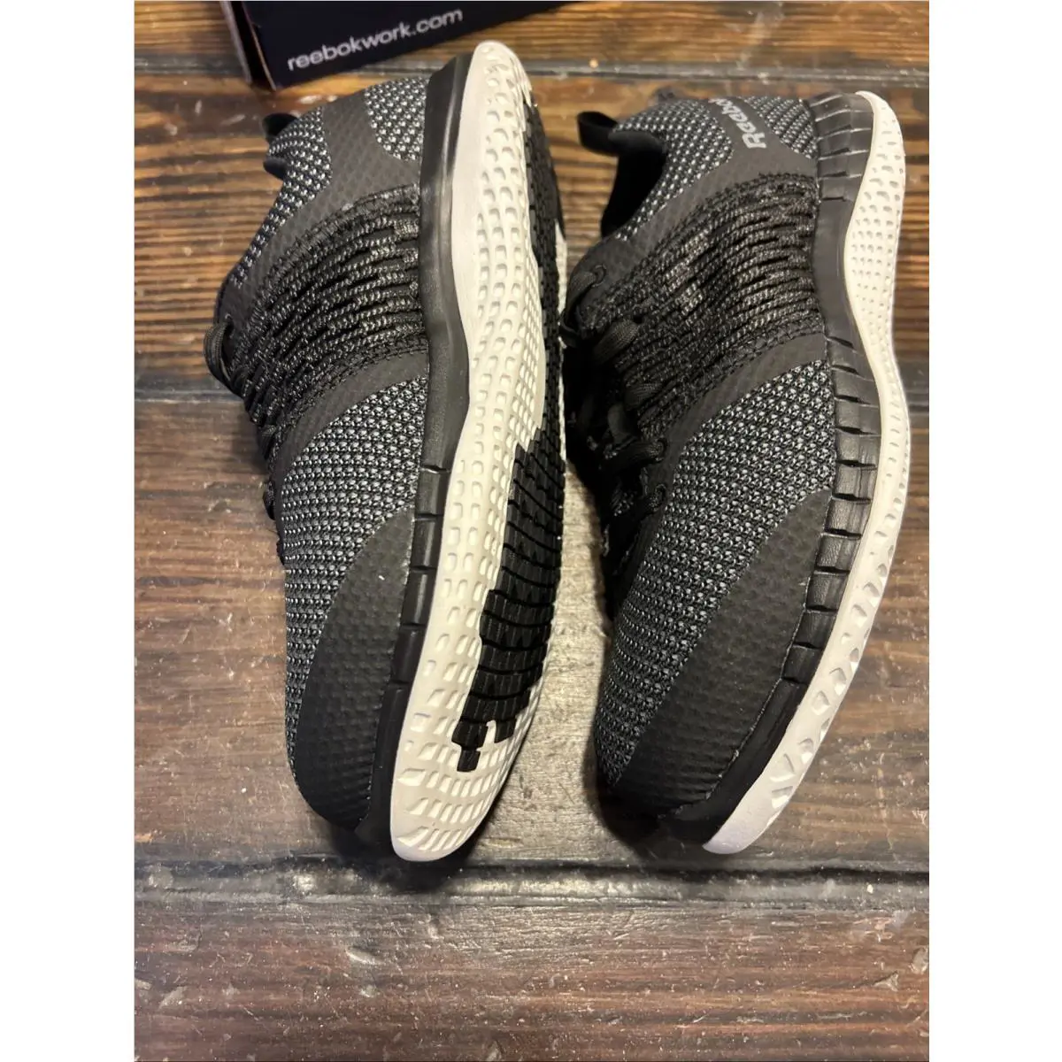 Reebok shoes - Reebok Work - Work - Print work athletic shoe - Black/Coal Grey 5