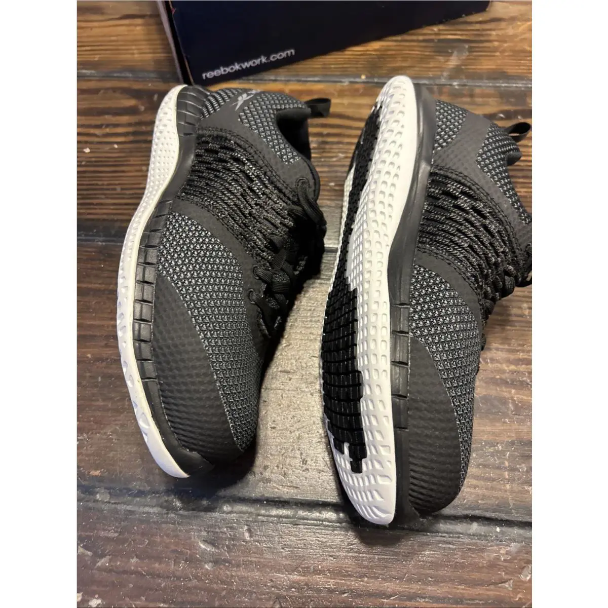 Reebok shoes - Reebok Work - Work - Print work athletic shoe - Black/Coal Grey 6