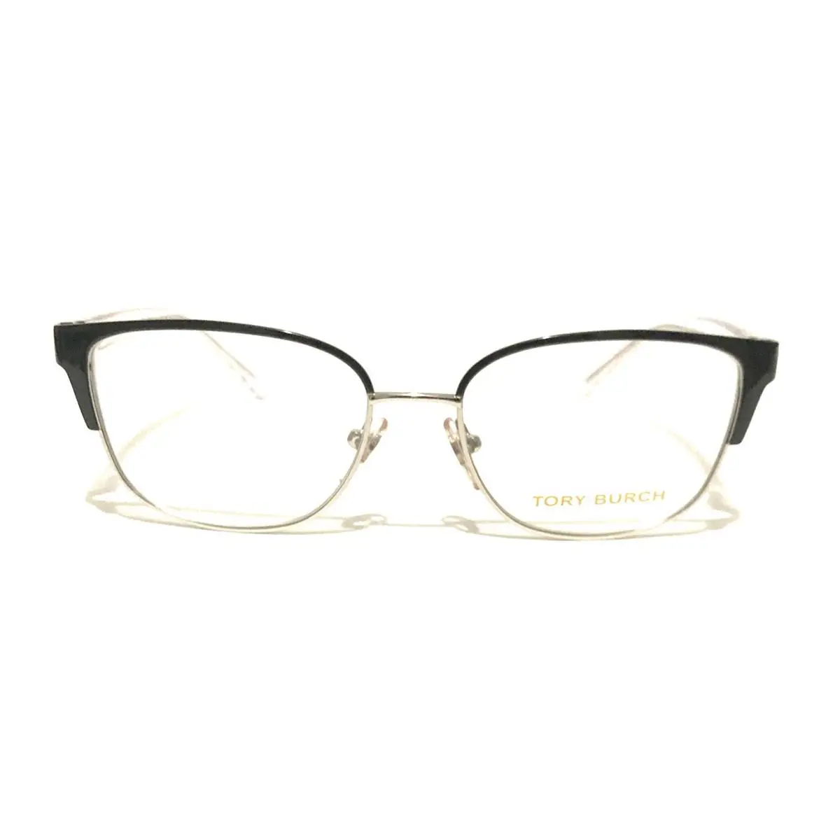 Tory Burch TY 1052 3059 Black Silver Eyeglasses RX 51-16-135 - Frame: Black