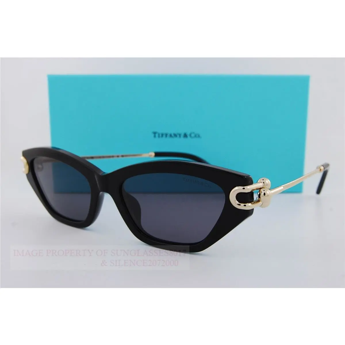 Tiffany Co TF4231U 800181 Black - Gold 53mm Sunglasses / /