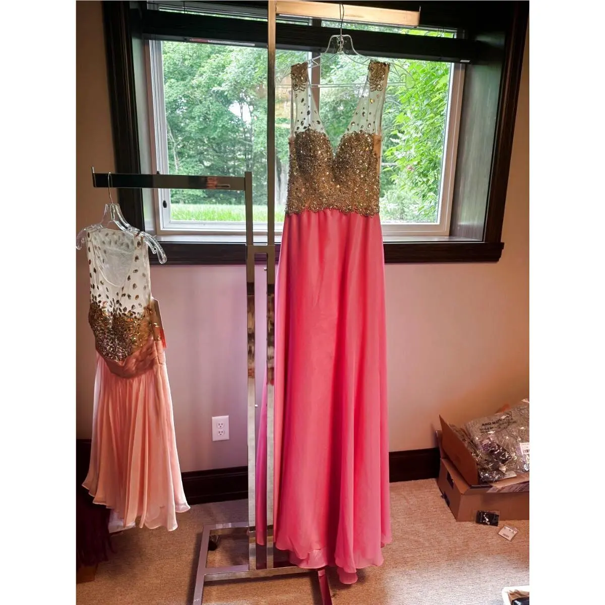 Tiffany Gown Orhid Winnging Pageant Dress sz 2