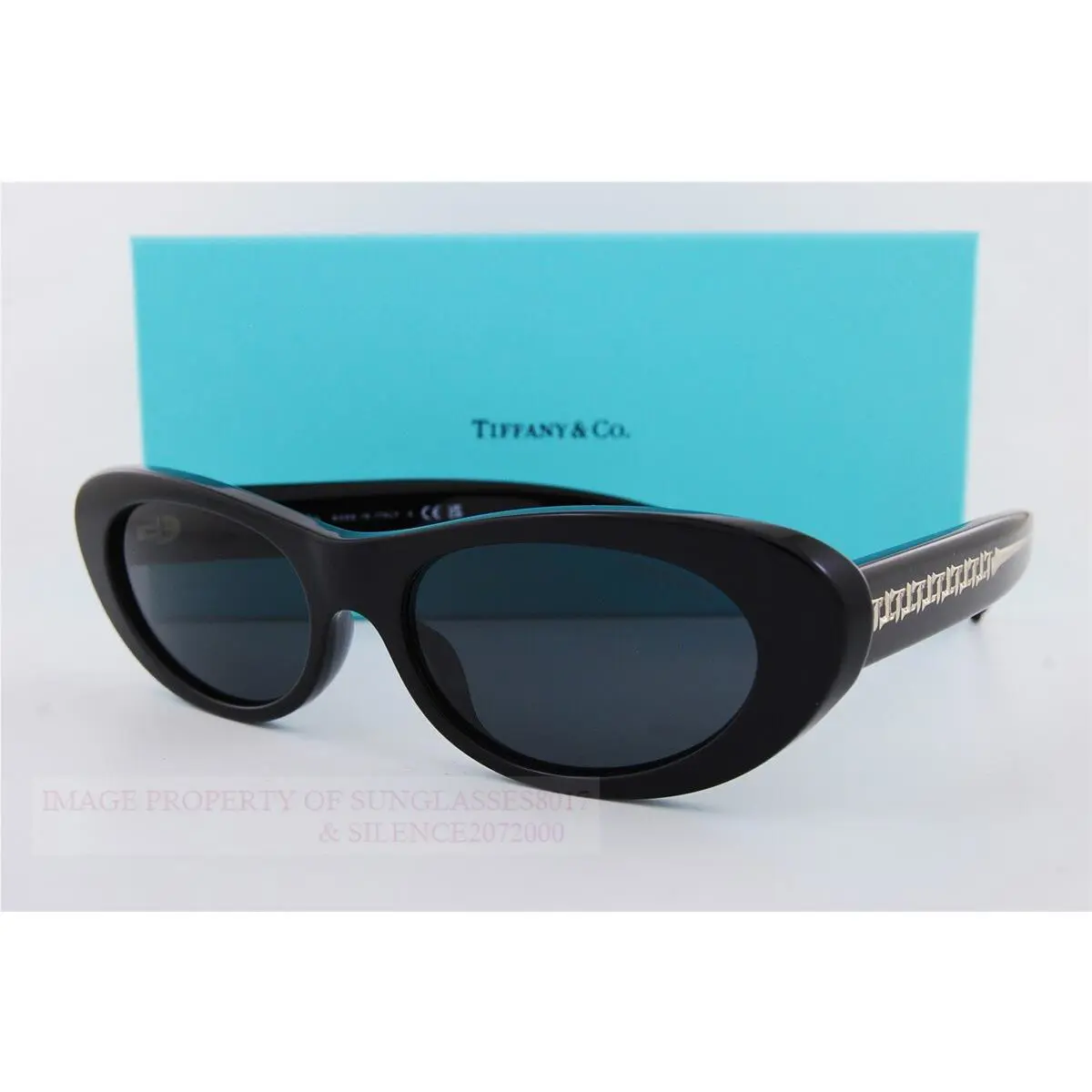 Tiffany Co. Sunglasses TF 4236U 8001S4 Black/dark Gray For Women