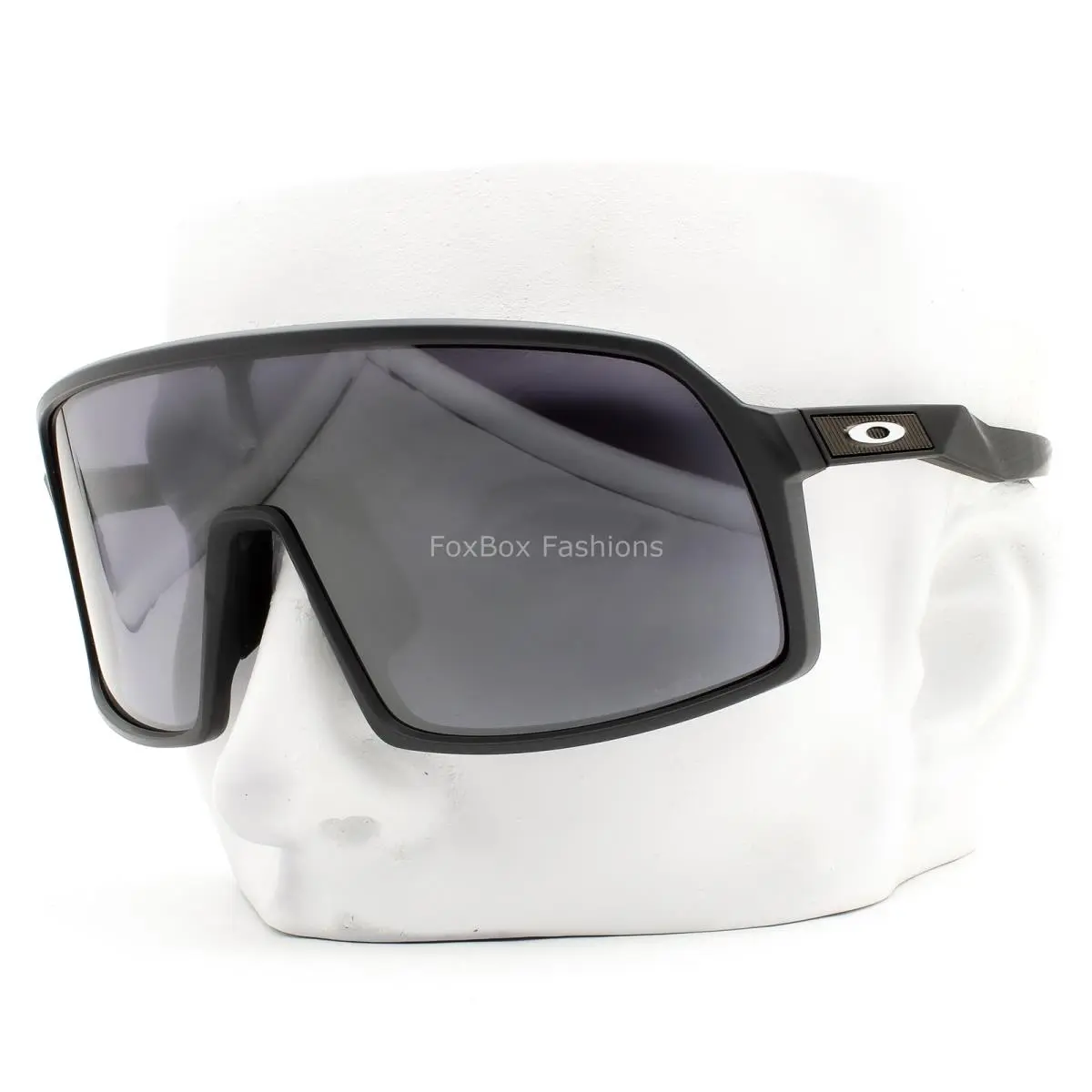 Oakley Sutro S Sunglasses Hi Res Matte Carbon Prizm Black OO9462-1028 with Case - Frame: Gray, Lens: Black, Logo: Silver