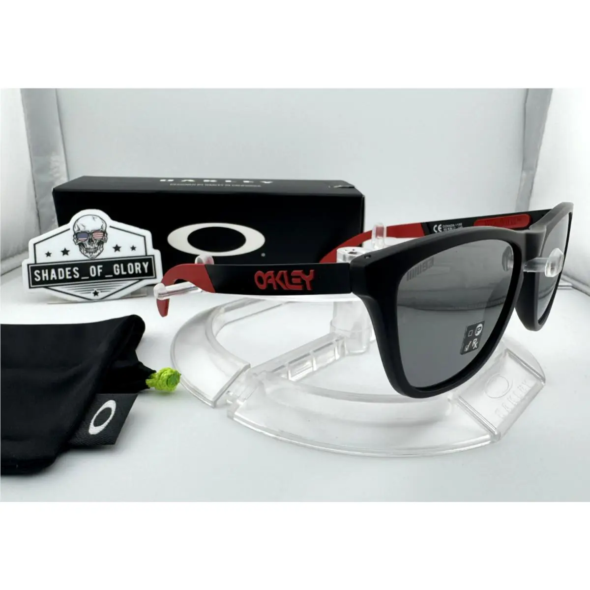 Frogskins Mix Motogp Marquez Matte Black Ink Prizm Sunglasses OO9428-1155 by Oakley