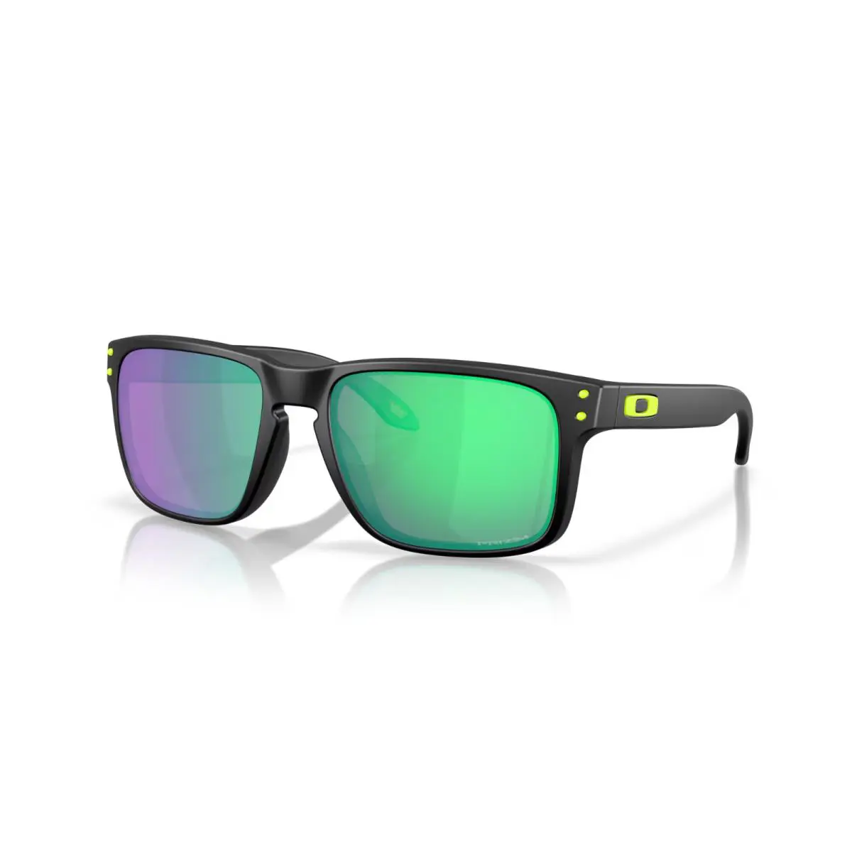 Oakley Holbrook Matte Black/prizm Road Jade 57 mm Mens Sunglasses OO9102-AI55 - Frame: MATTE BLACK, Lens: PRIZM ROAD JADE