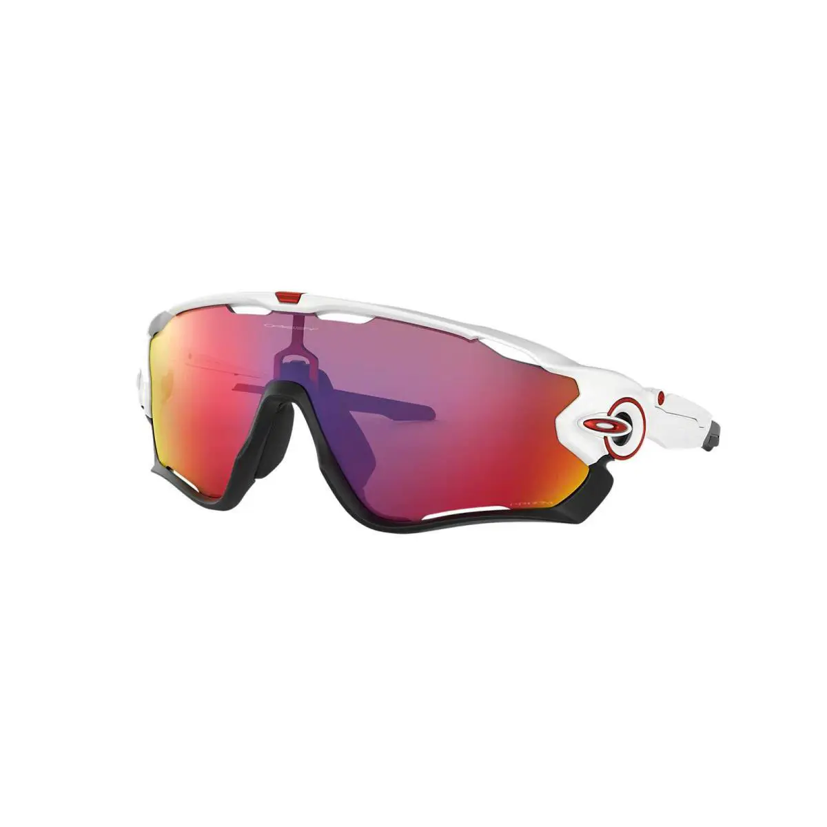 Oakley Jawbreaker Polished White/prizm Road Men`s Sunglasses OO9290-0531