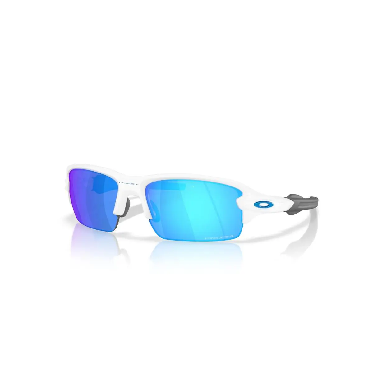 Oakley Flak 2.0 S Polished White/prizm Sapphire Unisex Sunglasses OO9511-0259 - Frame: POLISHED WHITE, Lens: PRIZM SAPPHIRE