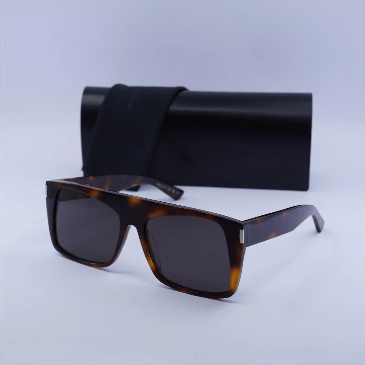 Saint Laurent SL651 Vitti 003 Shiny Medium Havana/black 58-17-145 Sunglasses by Yves Saint Laurent