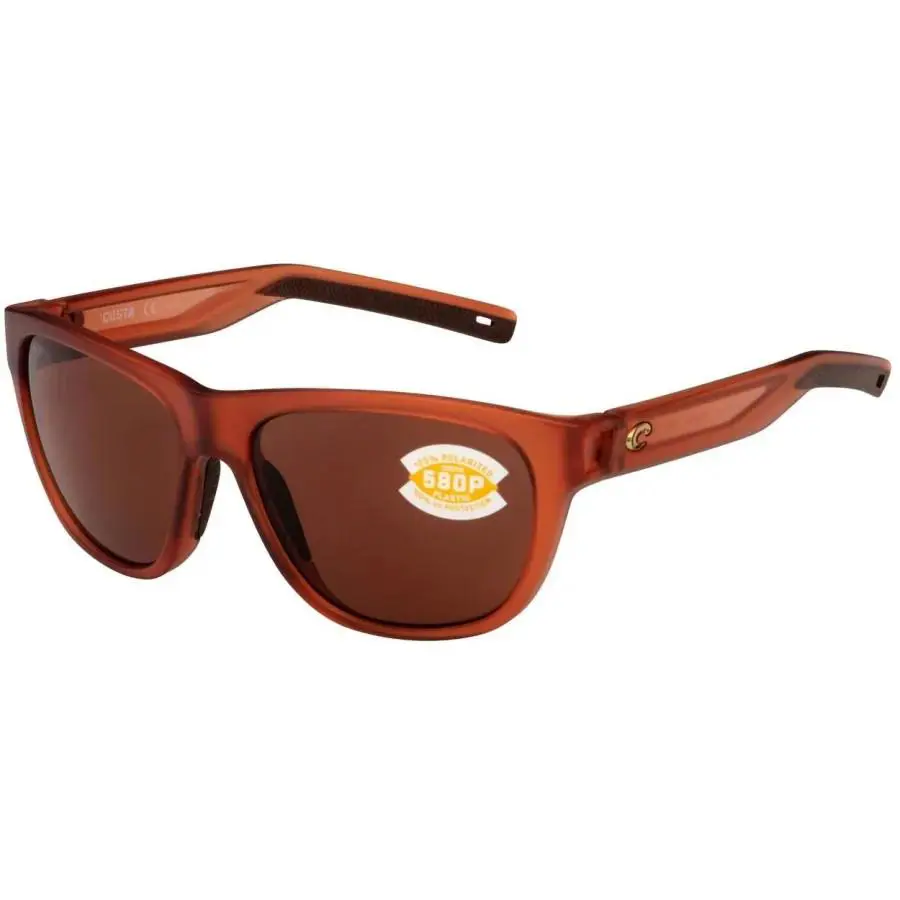 Costa Del Mar Bayside Matte Coral Round Unisex Sunglasses Bay 194 Ocp